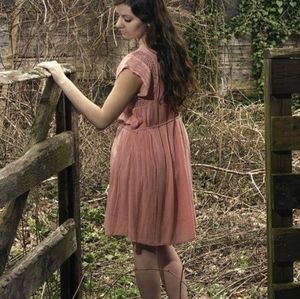 Light pink cotton dress